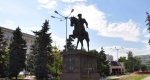 Памятник Засекину Г.О. - основателю Царицына и первому воеводе. Достопримечательности Волгограда.