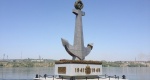 Плавучий памятник погибшим речникам на Волге